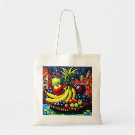 Stillleben mit Obst 4 Tragetasche (Vorne)