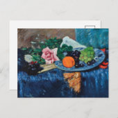 Stillleben mit Obst | George Leslie Hunter Postkarte (Vorne/Hinten)