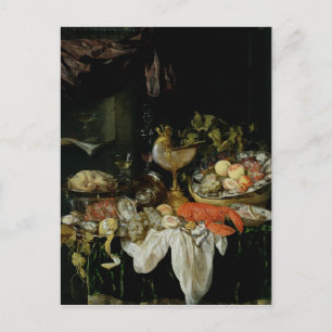 Stillleben mit Obst Postkarte