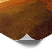 Stillleben mit Obst und Blume Poster (Ecke)