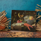 Stillleben mit Obst und Muschel Fisch, 1653 (Öl au Fotoplatte (Seite)