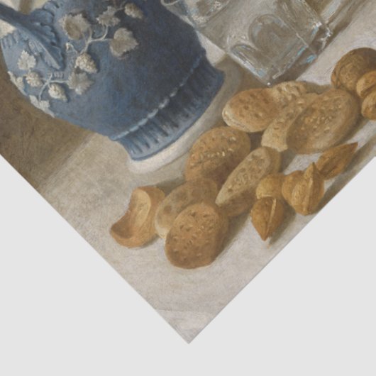 Stillleben mit Obst und Wein Seidenpapier (Ausschnitt)