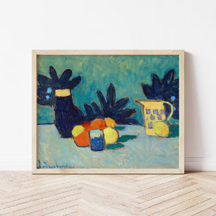 Stillleben mit Obst   von Jawlensky Poster
