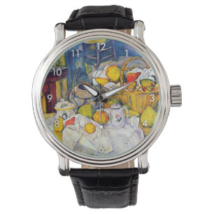 Stillleben mit Obstkorb, Paul Cezanne Armbanduhr