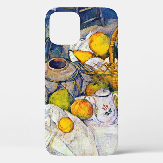 Stillleben mit Obstkorb, Paul Cezanne Case-Mate iPhone Hülle (Rückseite)