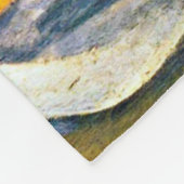 Stillleben mit Obstkorb, Paul Cezanne Fleecedecke (Ecke)