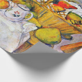 Stillleben mit Obstkorb, Paul Cezanne Geschenkpapier (Ecke)