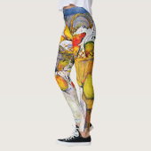 Stillleben mit Obstkorb, Paul Cezanne Leggings (Links)