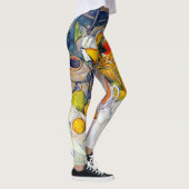 Stillleben mit Obstkorb, Paul Cezanne Leggings (Rechts)