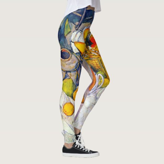 Stillleben mit Obstkorb, Paul Cezanne Leggings (Rechts)