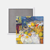 Stillleben mit Obstkorb, Paul Cezanne Magnet (Vorderseite/Rückseite)