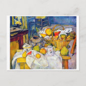 Stillleben mit Obstkorb, Paul Cezanne Postkarte (Vorderseite)