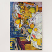 Stillleben mit Obstkorb, Paul Cezanne Puzzle (Vertikal)