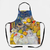 Stillleben mit Obstkorb, Paul Cezanne Schürze (Vorderseite)