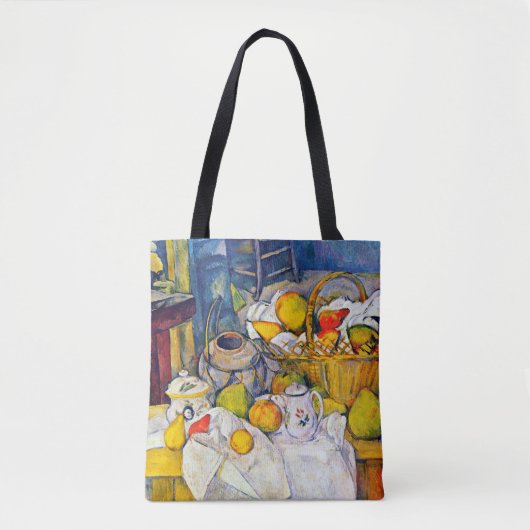 Stillleben mit Obstkorb, Paul Cezanne Tasche (Vorderseite)