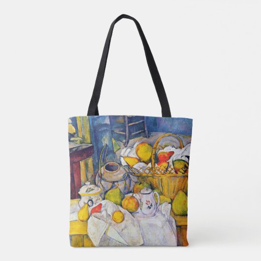 Stillleben mit Obstkorb, Paul Cezanne Tasche (Rückseite)