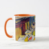 Stillleben mit Obstkorb, Paul Cezanne Tasse (Links)