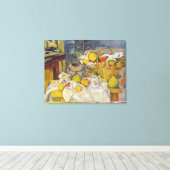 Stillleben mit Obstkorb von Paul Cezanne Leinwanddruck (Insitu (Holzboden))