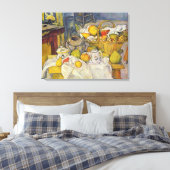 Stillleben mit Obstkorb von Paul Cezanne Leinwanddruck (Insitu (Schlafzimmer))