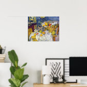Stillleben mit Obstkorb von Paul Cezanne Poster (Heimbüro)