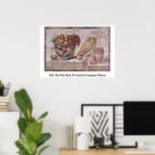Stillleben mit Obstschale des pompeanischen Malers Poster (Heimbüro)