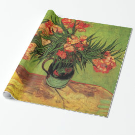 Stillleben mit Oleanders und Büchern Geschenkpapier