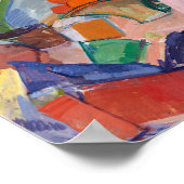 Stillleben mit Orangen in einem Korb | Edvard Weie Poster (Ecke)