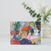 Stillleben mit Orangen in einem Korb | Edvard Weie Postkarte (Stehend Vorderseite)