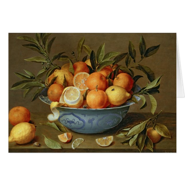 Stillleben mit Orangen und Zitronen (Vorderseite (Horizontal))