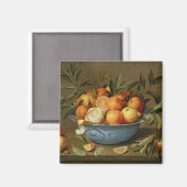 Stillleben mit Orangen und Zitronen Magnet (Vorderseite/Rückseite)