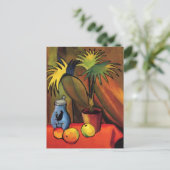Stillleben mit Palms August Macke Postkarte (Stehend Vorderseite)