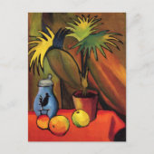 Stillleben mit Palms August Macke Postkarte (Vorderseite)