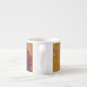 Stillleben mit Peonies-Malerei Espressotasse (Rückseite)