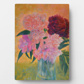 Stillleben mit Peonies-Malerei Fotoplatte (Vorderseite)