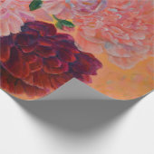 Stillleben mit Peonies-Malerei Geschenkpapier (Ecke)