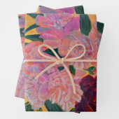 Stillleben mit Peonies-Malerei Geschenkpapier Set (Beispiel)