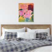 Stillleben mit Peonies-Malerei Leinwanddruck (Insitu (Schlafzimmer))
