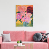 Stillleben mit Peonies-Malerei Leinwanddruck (Insitu (Wohnzimmer))