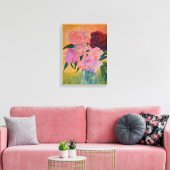 Stillleben mit Peonies-Malerei Leinwanddruck (Insitu (Wohnzimmer))