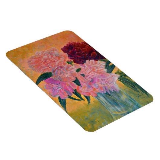 Stillleben mit Peonies-Malerei Magnet (Rechte Seite)