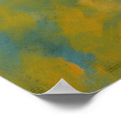 Stillleben mit Peonies-Malerei Poster (Ecke)