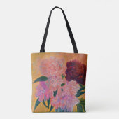 Stillleben mit Peonies-Malerei Tasche (Rückseite)