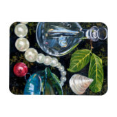 Stillleben mit Perlen Magnet (Horizontal)