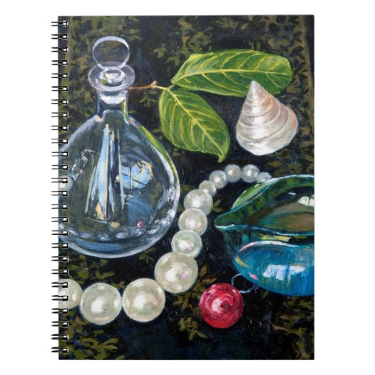 Stillleben mit Perlen Notizblock (Vorderseite)