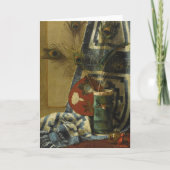 Stillleben mit Pfauenfedern Karte (Vorderseite)