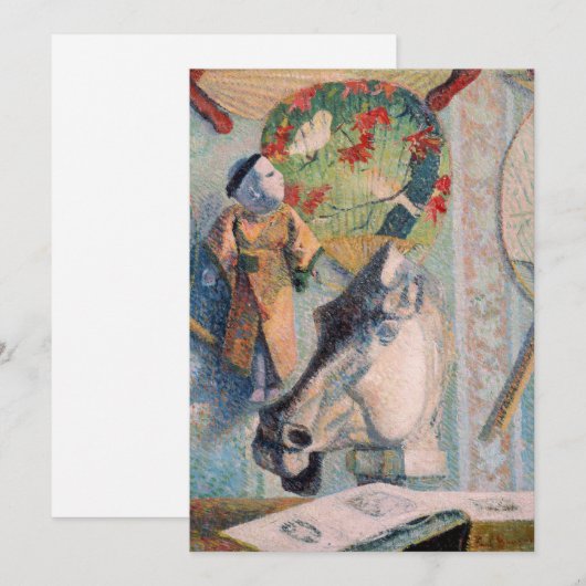 Stillleben mit Pferdekopf | Paul Gauguin (Vorne/Hinten)