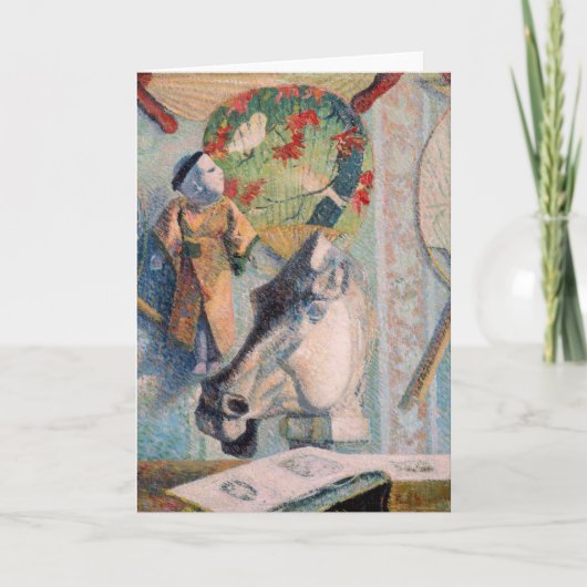 Stillleben mit Pferdekopf | Paul Gauguin Karte (Vorderseite)