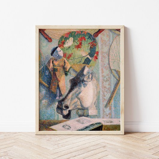 Stillleben mit Pferdekopf | Paul Gauguin Poster