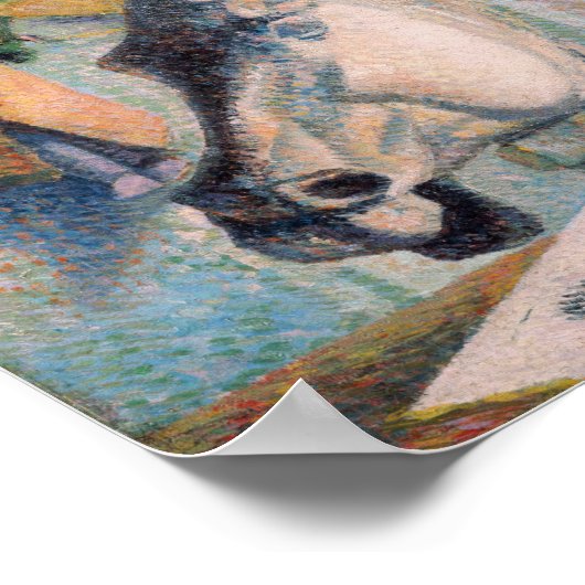 Stillleben mit Pferdekopf | Paul Gauguin Poster (Ecke)