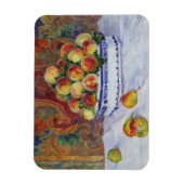 Stillleben mit Pfirsichen, Renoir Magnet (Vertikal)